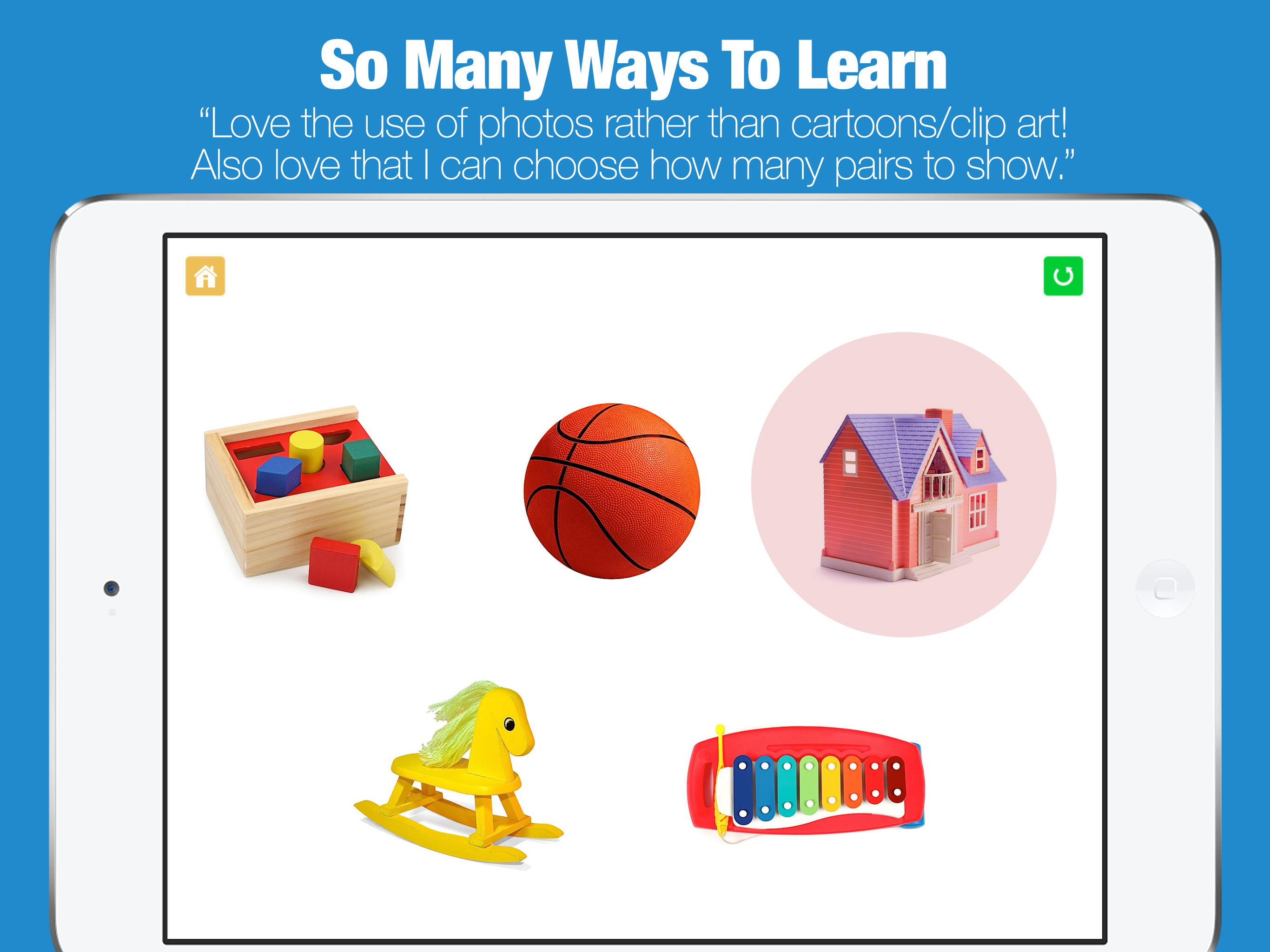 Toddler Games - Learn First Words with Photo Touch