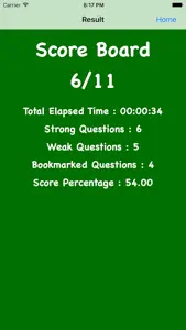 Chemistry Quiz Test screenshot #5 for iPhone