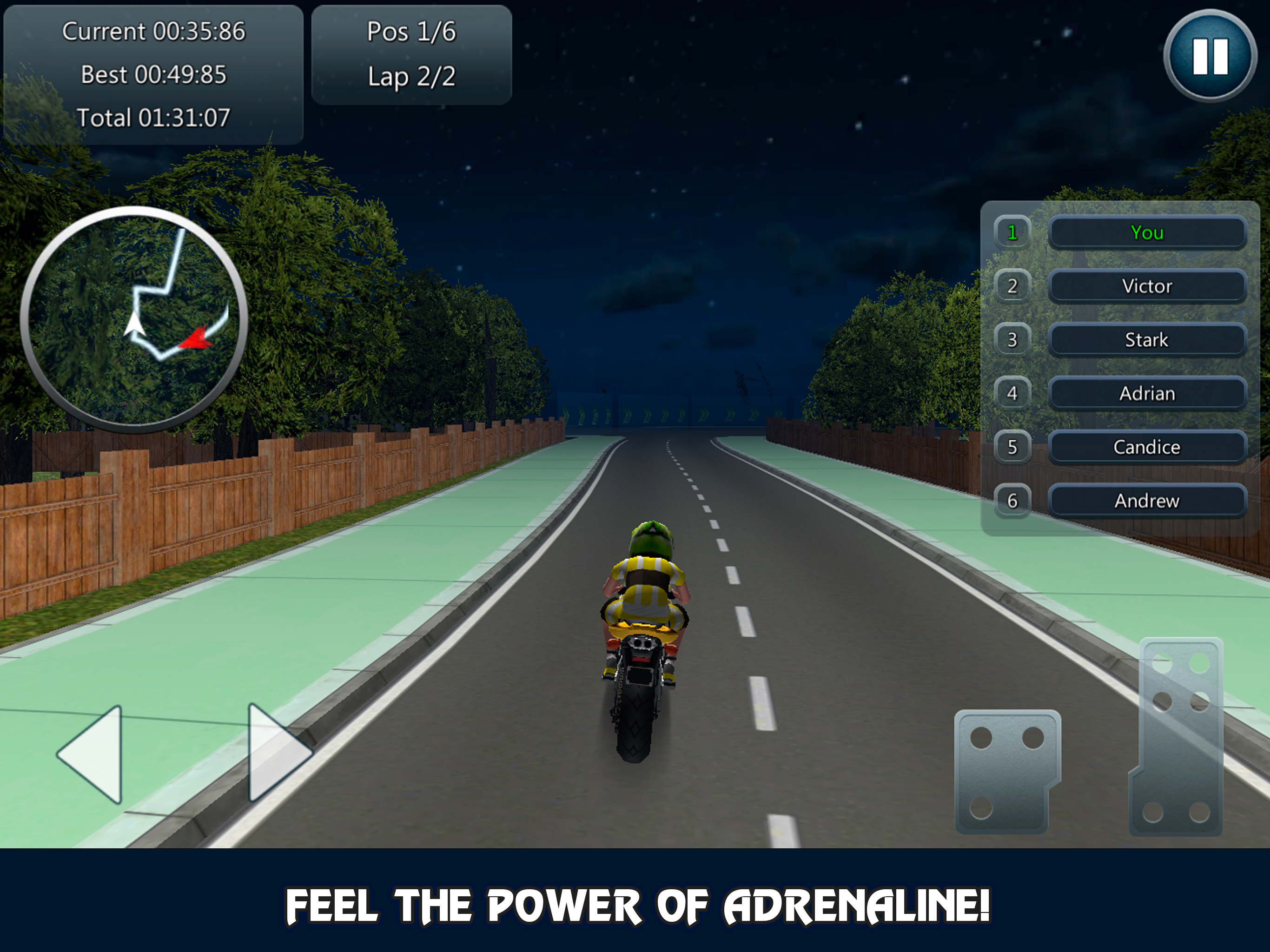 Crazy Kids Motorcycle Highway Race