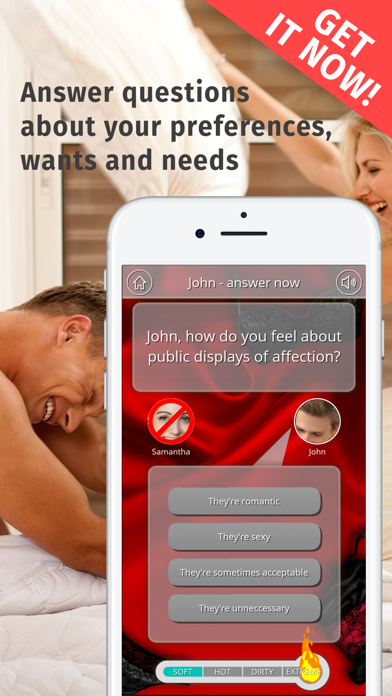 How to cancel & delete Adult Couple Game: Erotic Quiz from iphone & ipad 1