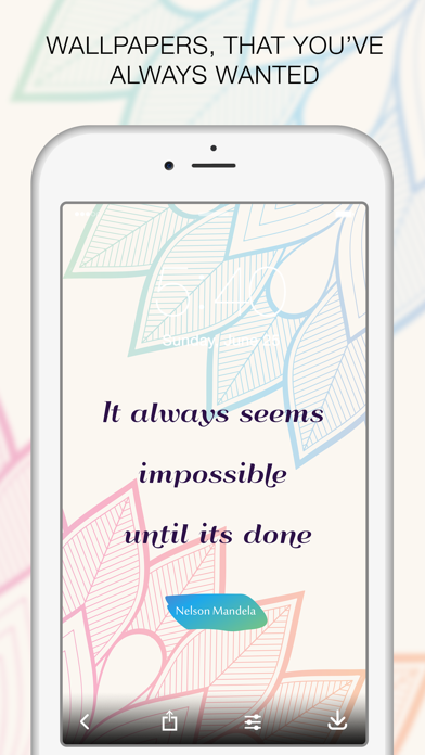 Screenshot #1 pour Motivational Wallpaper & Inspirational Quotes