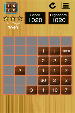 1020 - add to multiple of ten. merge number puzzel screenshot 2