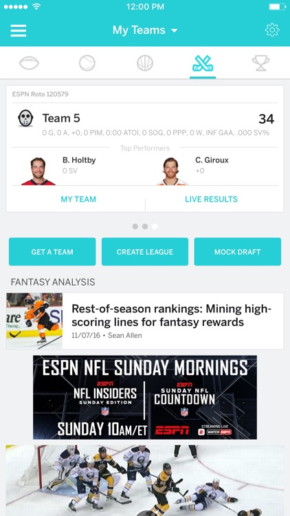 ESPN Fantasy: Football and More Games screenshot-3