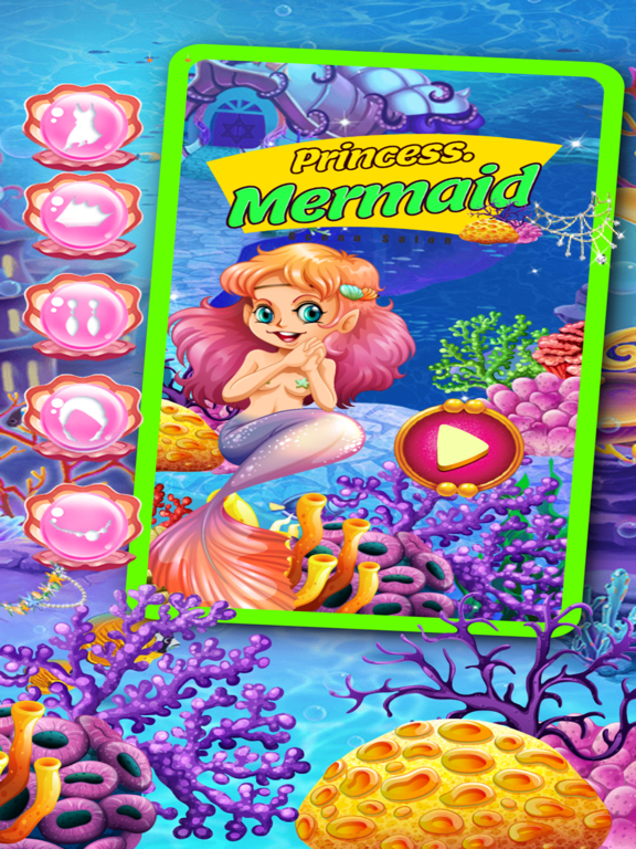 Screenshot #4 pour Princess Mermaid Ocean Salon Games