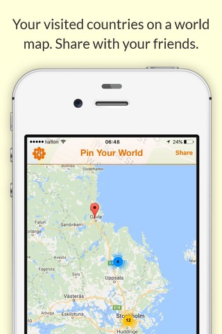 Pin Your World -Best Tool to gather visited places screenshot 3