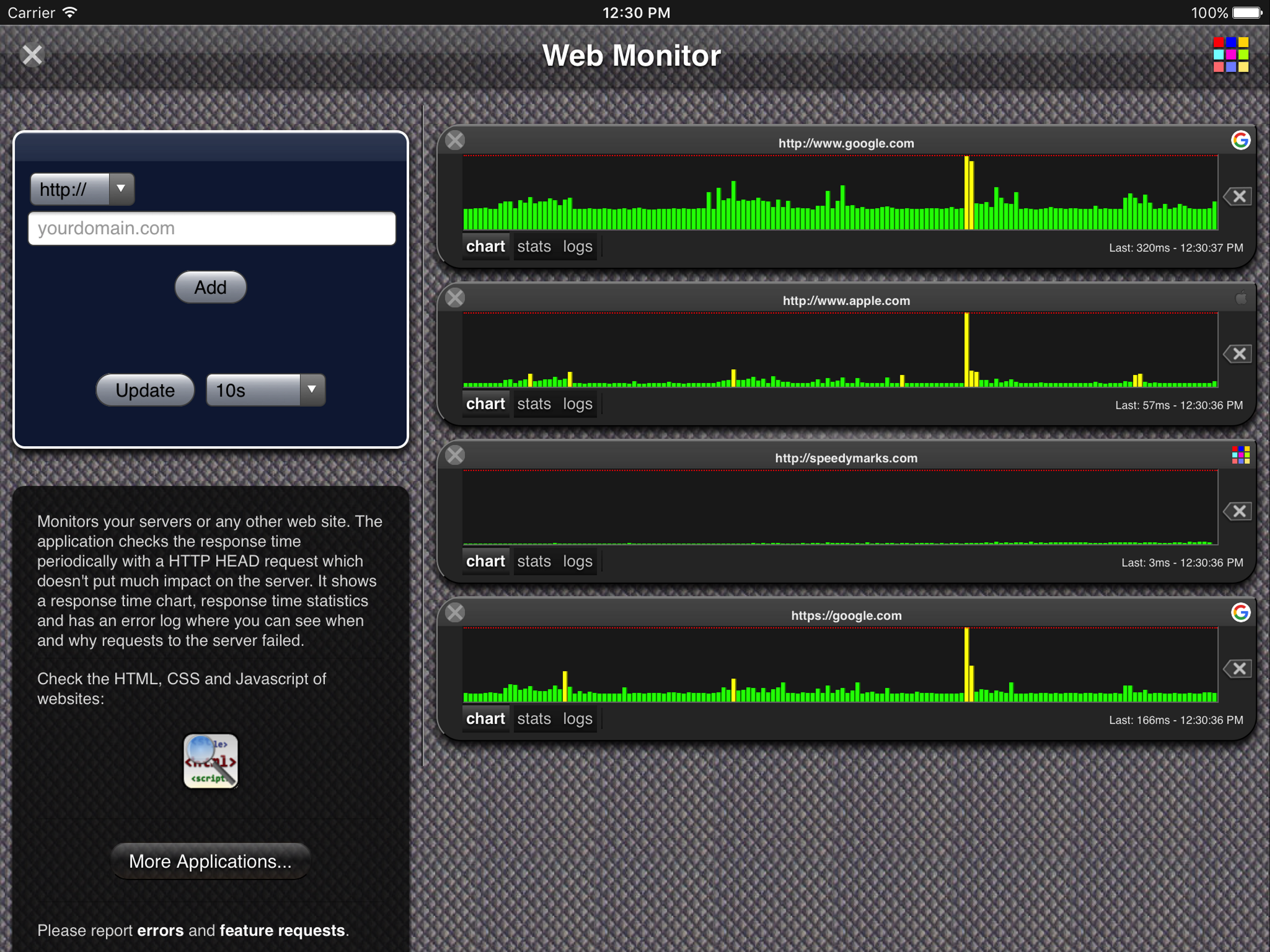 Web Monitor Lite