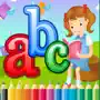 Coloring Book ABC Alphabet Lower children age1-10