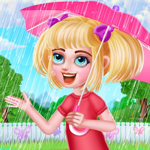 Crazy Girl First Rain - Costume Game icon