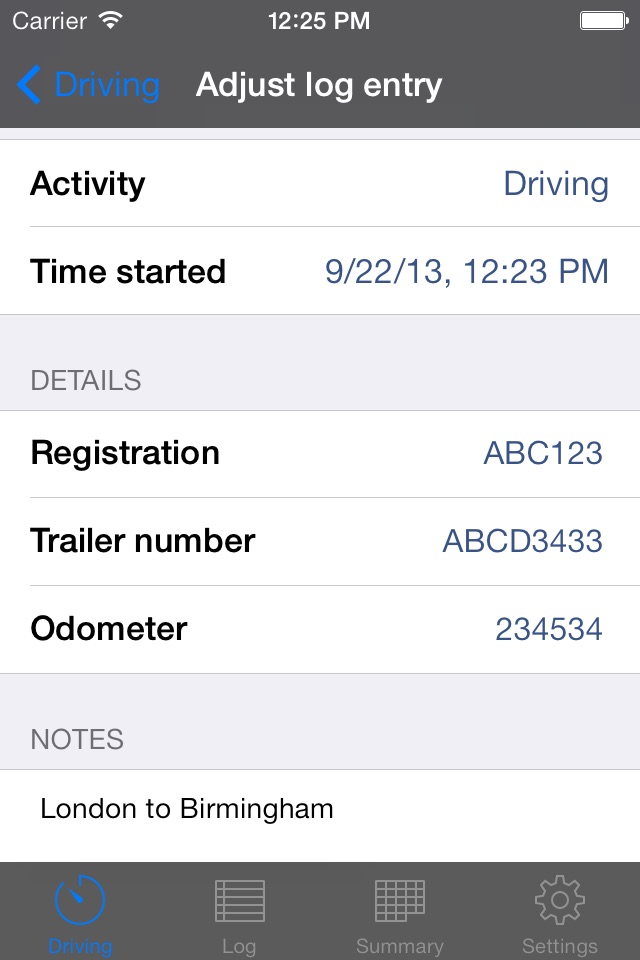 TruckerTimer screenshot 3