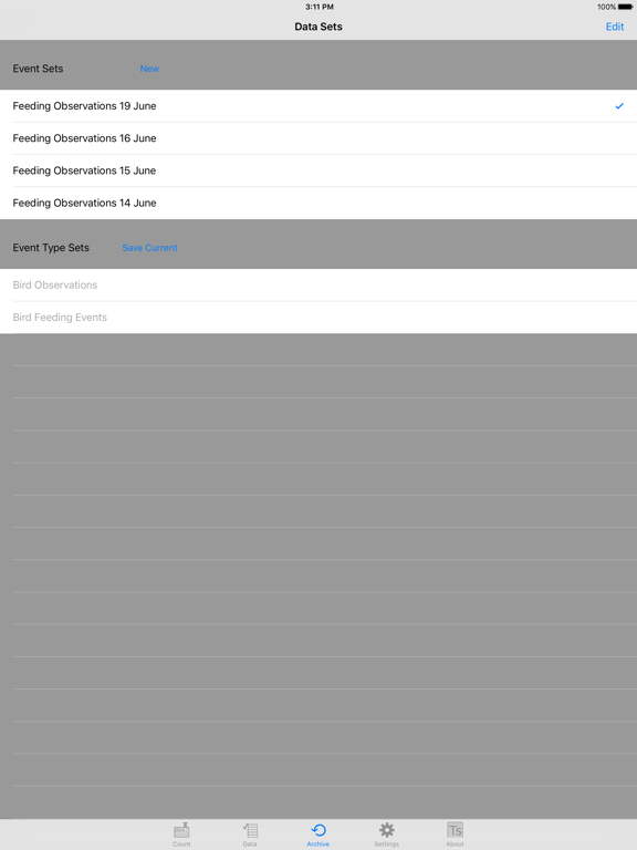 EventLog iPad screenshot 5 - Productivity app