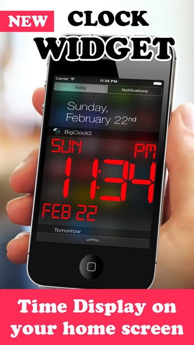 iDigital Big3 Alarm Clock - Largest Display Time Screenshot 1