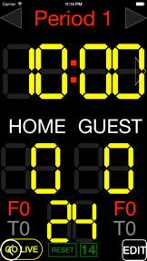 My Scoreboard Basketball screenshot