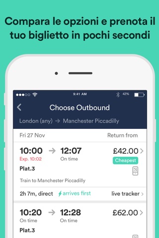 Trainline: Buy train tickets screenshot 2