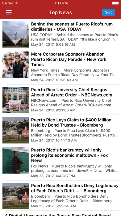 Screenshot #1 pour Puerto Rico News & Radio - English Updates