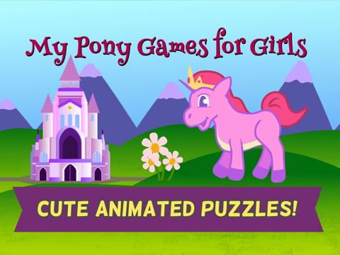 Screenshot #4 pour Jeux Poney pour Filles : Puzzles Petit Chevaux