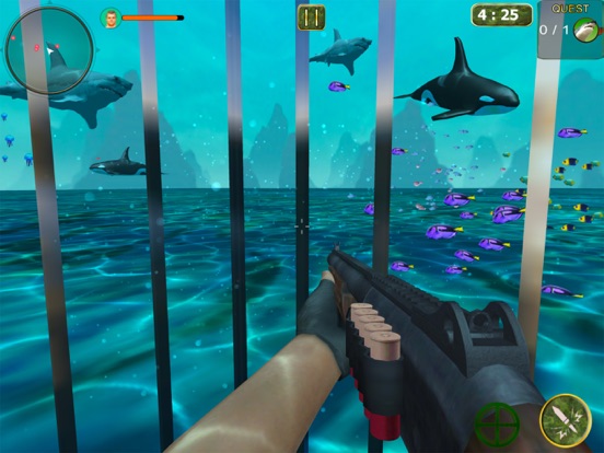 Screenshot #4 for Sniper Hunter – Deer & Shark Hunting Game