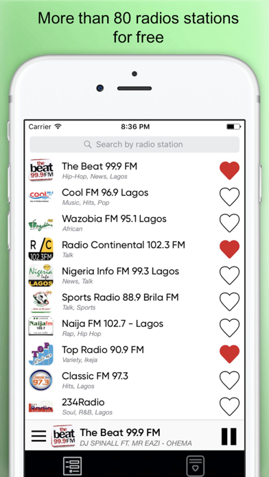 Screenshot #1 pour Radio Nigeria : nigerian radios FM