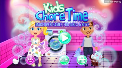 Screenshot #1 pour Kids Chore Time - Makeover Games for Girls & Boys