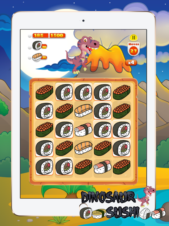 Dinosaur Sushi - Dino Food Math Games