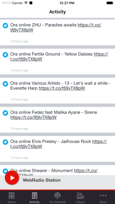 Screenshot #2 pour WebRadio Station