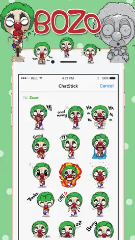 Game screenshot BOZO Stickers for iMessage mod apk