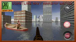 coastline navy warship fleet - battle simulator 3d iphone screenshot 3