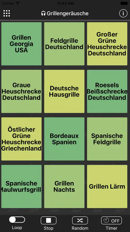 Grillengeräusche screenshot 1 of 2