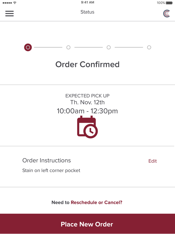 App screenshot