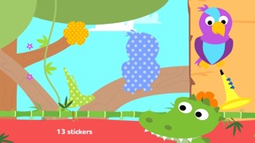 Fun Jungle Animals - Puzzles and Stickers for Kids screenshot