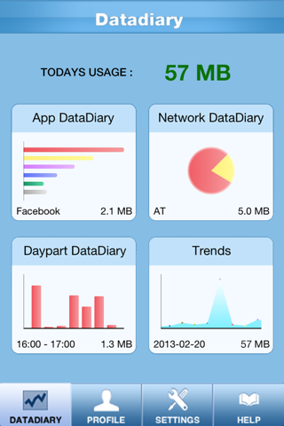 DataDiary screenshot 2