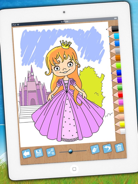 Screenshot #5 pour princesses de peinture et de couleur - Jeu éducati