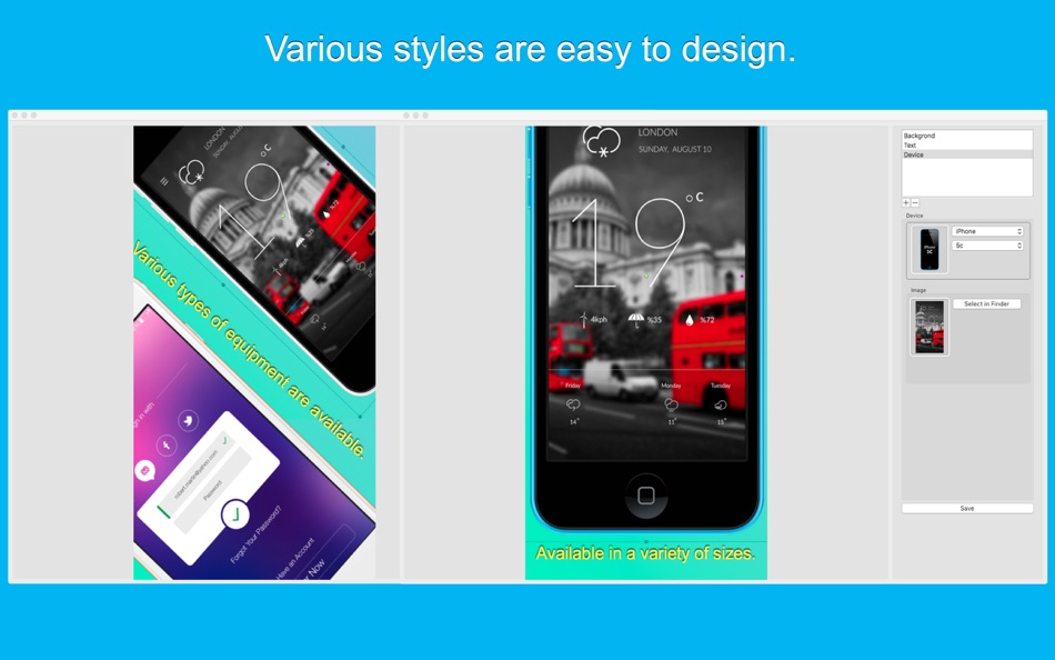 #2. Screenshot Design-Great App Mockup Generator (macOS) 来自: 文韬 杨