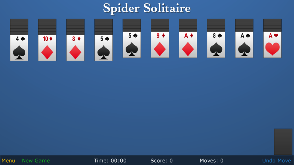 #3. Spider Solitaire Swift (iOS) By: Six Foot Three Foot