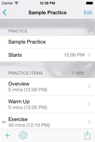 InfiniteFigureSkating Practice Planner screenshot 2