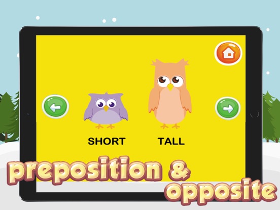 Screenshot #5 pour Preposition & Opposite Words Vocabulary For Kids