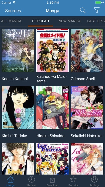 Manga Reader - Read & Download Manga Online