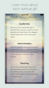 Spiritual Gifts Test screenshot