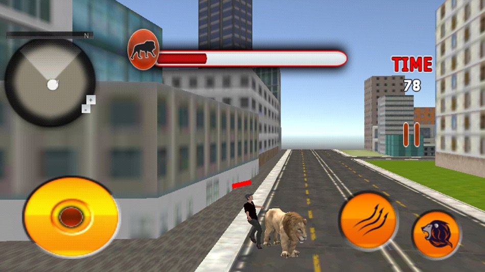 Wild Lion City Attack 3D- Big Cat Hunt - 1.0 - (iOS)