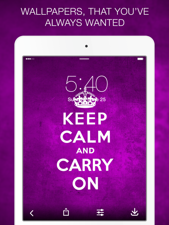 Screenshot #4 pour Keep Calm Wallpapers & Keep Calm Quotes