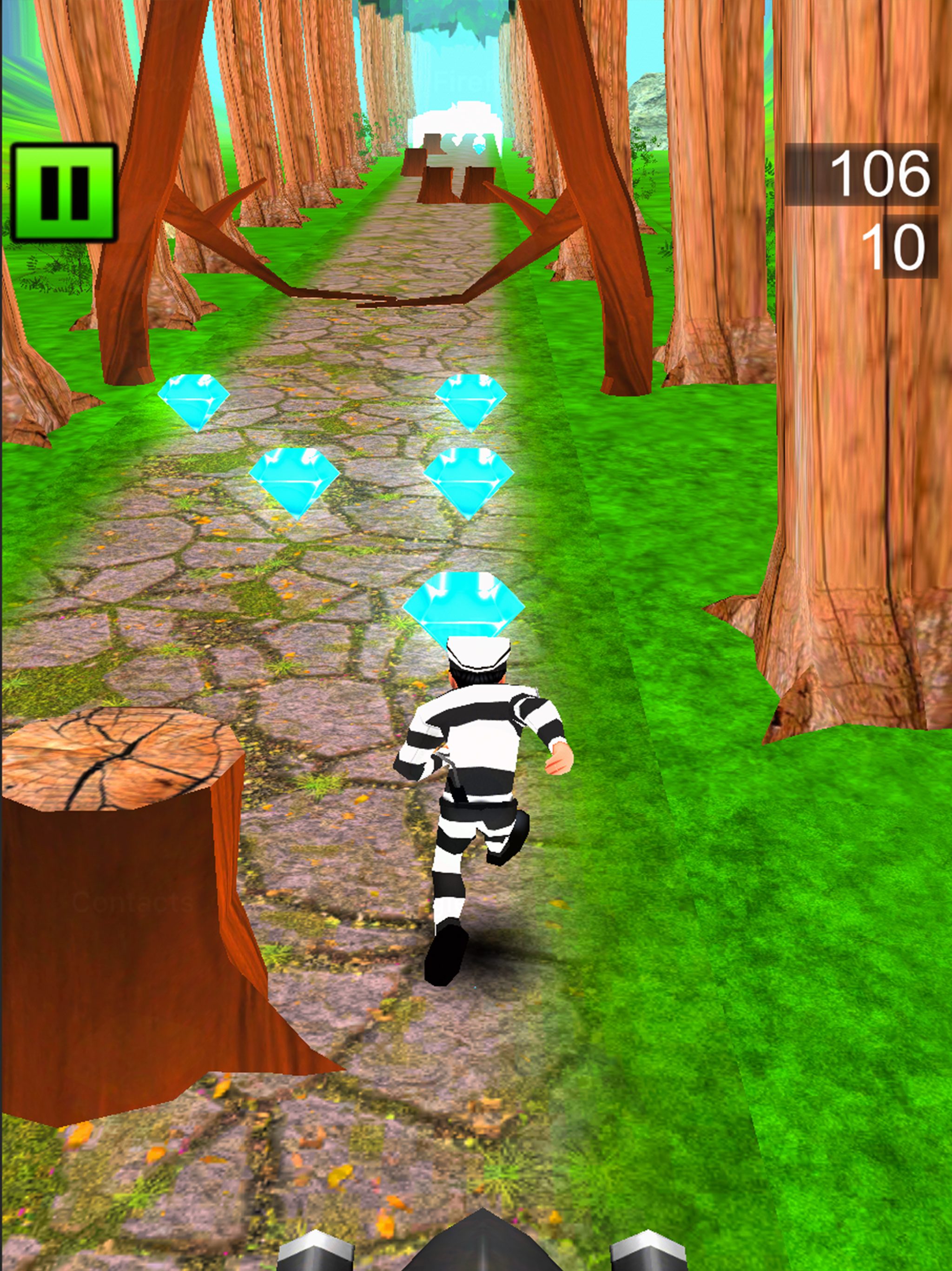 Jungle Crazy Runner: Prisoner Survival 3D screenshot 8