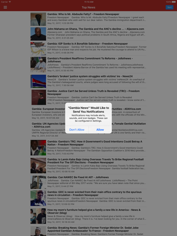 Screenshot #4 pour Gambia News Today & Gambia Radio
