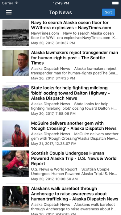 Screenshot #1 pour Alaska News & Alaskan Radio Today