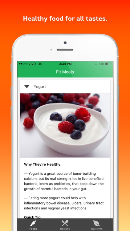 Fit Meals - healthy recipes and diet ingredients screenshot-4