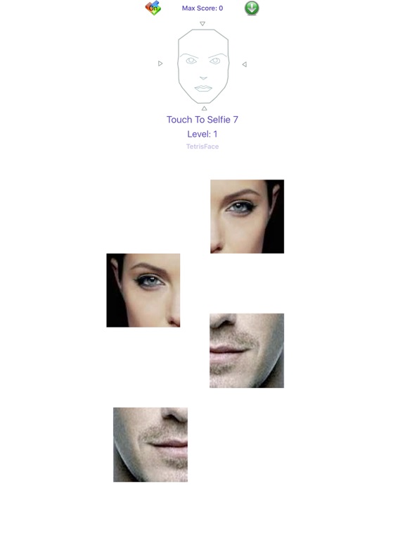 Screenshot #4 pour FrankenFace - selfie puzzle face drop camera game