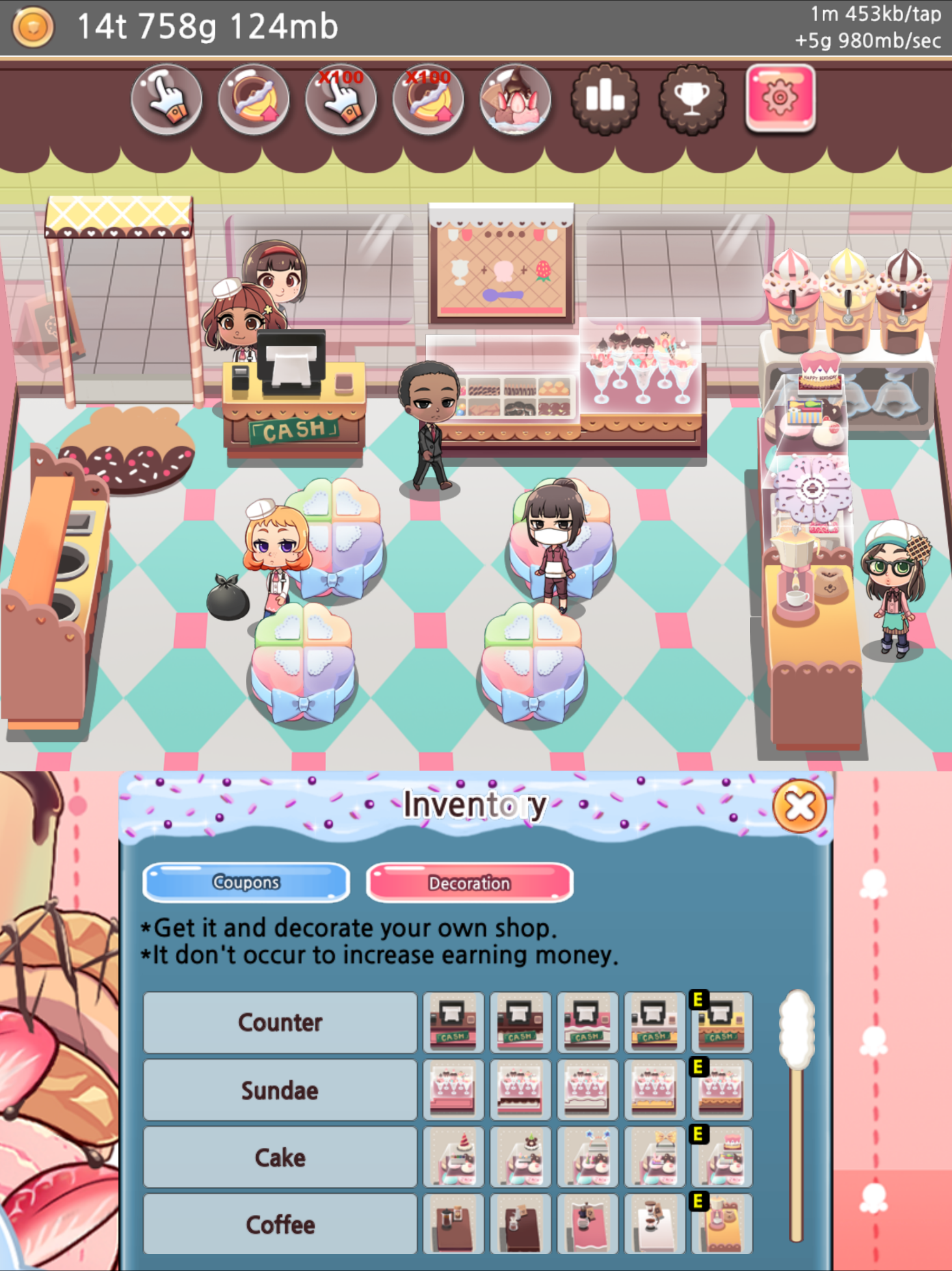 Jean's Sundaeria : Tap Dash screenshot 9