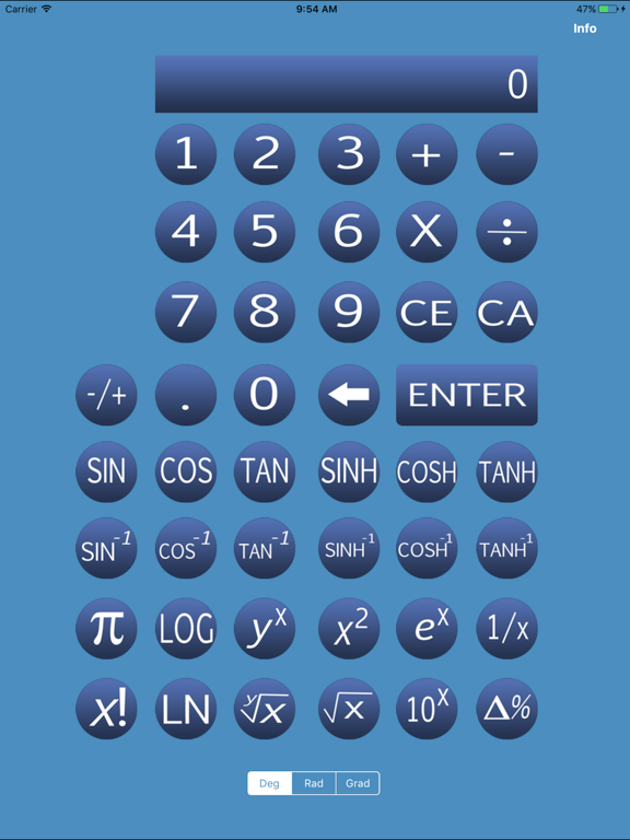 Screenshot #4 pour John Cominio RPN Calculator