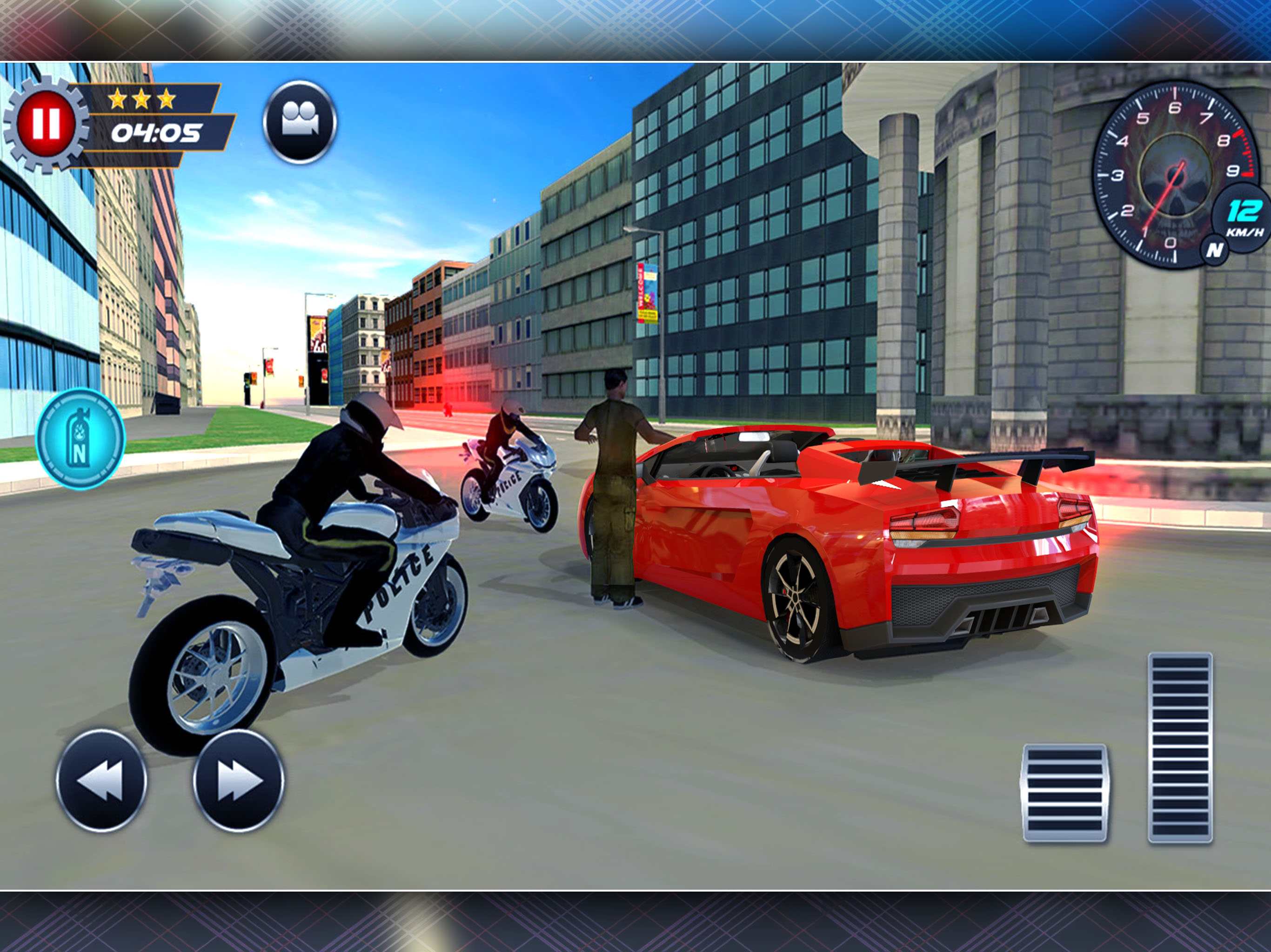 Police Bike Crime Chase