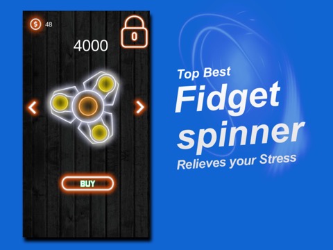 Fidget Hand Spinネオングローのおすすめ画像5