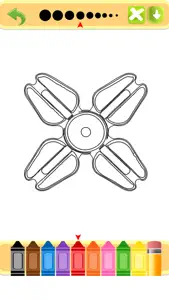 Fidget Spinner Coloring Book screenshot #3 for iPhone