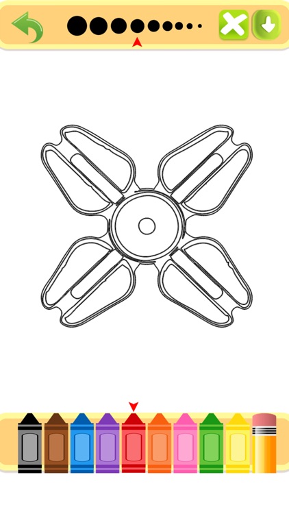 Fidget Spinner Coloring Book